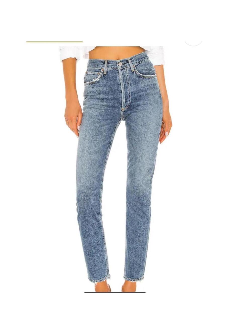 AGOLDE Riley high rise straight leg jeans – size 28